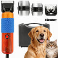 Dog Clippers for Grooming Thick Hair, 200W Sheep Shears, Pet Clipper Kit | Corded Dog Hair Trimmer with Spare Blade, Stepless 2000-6600 RPM, 10ft Cable, Low Noise, for Dogs, Sheep, Goats and Alpacas - size: 10 feet