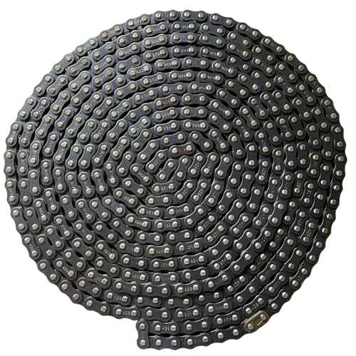 08B Roller Chain 20 Feet 480 Link with Chain Breaker | with 10 Connecting Links for Chain Driven Sliding Gate Opener for Replacement and Extension 08B Metric Standard 428#