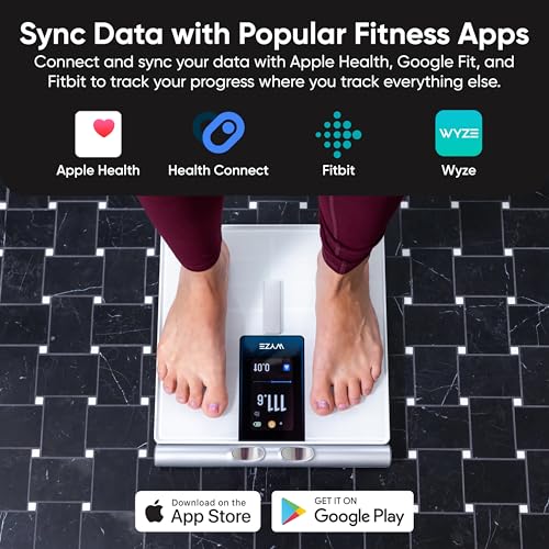 Wyze Smart Scale Ultra BodyScan with Handle – Wi-Fi & Bluetooth Body Composition Scale for Weight, BMI, Body Fat, Muscle Mass, and Segmental Measurement, 400 lbs, White - color: White, size: 13.39 in x 15.43 in x 2.13 in