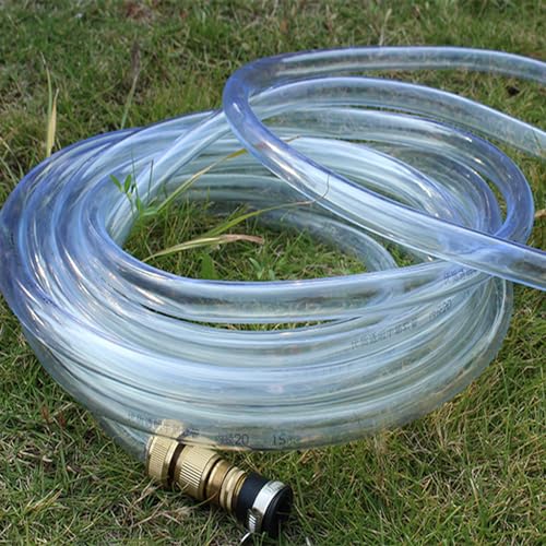 20 Feet PVC- 1/4" ID Clear Vinyl Tubing Food Grade Multipurpose Tube for Beer Line, Kegerator, Wine Making, Aquaponics, Air Hose - size: 1/4" ID, style: 20 Feet