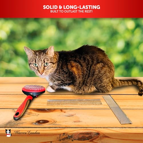 Warren London Cat DeMatter Pro Max 9-Inch Copper Grooming Comb - style: Cat Dematting Pro Max