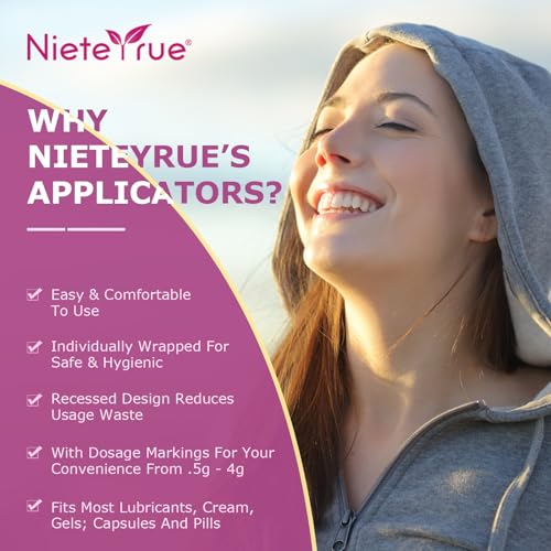Disposable Vaginal Suppository Applicators – Updated with Dosage Markings, Individually Wrapped for Hygiene, Fits Most Lubricants, Creams & Gels, Feminine Care Essentials (20 Pack) - size: 20 Pack
