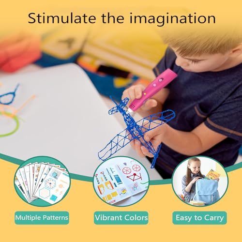 3D Printer Drawing Molds Paper Stencils for 3D Printing Pen,Reusable Graffiti Template,3D Pen Paper Stencils,22 Sheets 44 Patterns with PVC Transparent Board.(Small) - size: Small