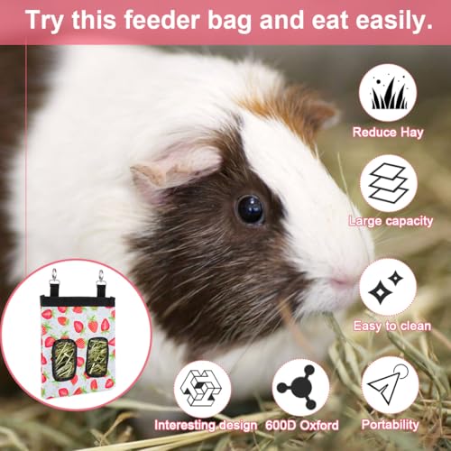 DZWLKJ Guinea Pig Hay Feeder, 600D Polyester, Rabbit Hay Feeder Bag, S -10"x 8"x 0.4", Guinea Pig, Chinchilla, Hamsters, Small Pets, 1 Pack, Lightweight - size: S -10"x 8"x 0.4"