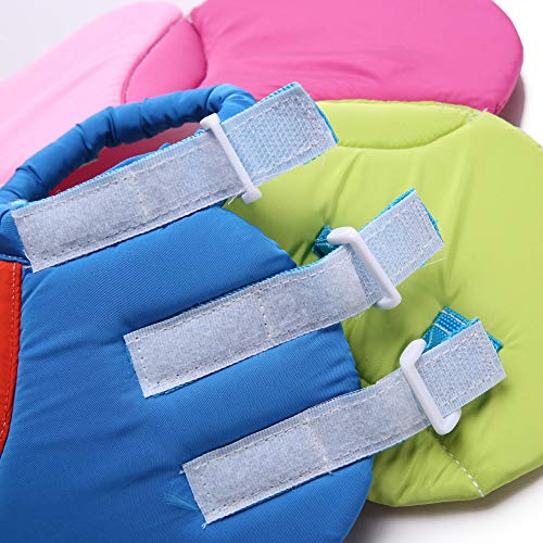 Dog Collar, Pet Cone E-Collar Flower Soft Elizabethan Waterproof Grooming Recovery Protecive Adjustable Collar for Puppy Small Medium Dogs (M Neck:11-13in, Rainbow) - color: Rainbow, size: M Neck:11-13in
