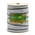 Reflective Electric Fence Poly Tape 2 Inch 656 Feet | Upgraded reflective strip,12 x 0.18mm stainless steel conductors for horse fencing