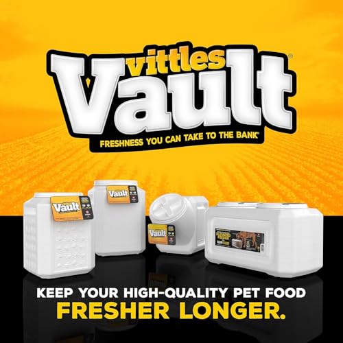 Vittles Vault Airtight Stackable Pet Food Storage Container Up to 60lbs | With Sealing Lid for Dry Pet Food, Made in USA, Measures 14.5 In L x 19 In H - size: 14.5"L x 22.0"W x 19.0"H
