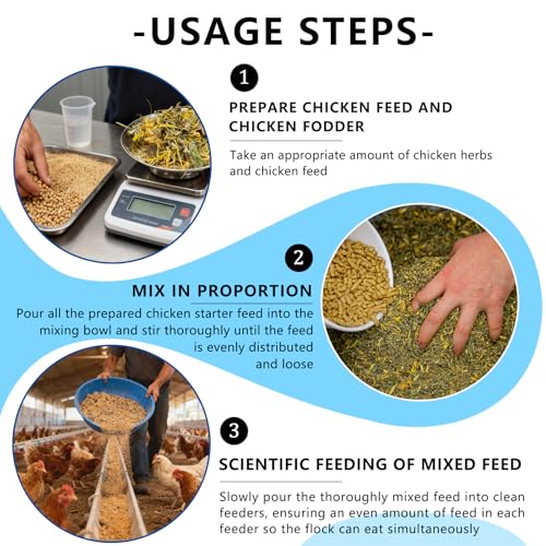 Nesting Herbs for Chicken Coop - 32 oz Natural Chicken Treats, Poultry Feed Botanical Mix, Plant-Based Coop Snacks for Daily Wellness, Feather Quality, Egg Production (2 Pound) - size: 2 Pound (Pack of 1)