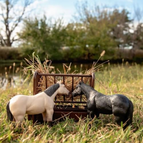 Little Buster Toys Pasture Horse Feeder - Brown