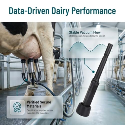 Milking Machine Replacement Rubber Liner, Food-Grade Black Rubber Milking Liner for Cow and Goat, 201S 10U 400MX(10U) - size: 10U