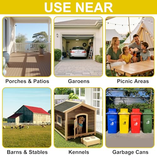 Fly Stick Sticky Fly Traps for Indoors Outdoor 12pk, Sticky Hanging Fly Stick, Flying Insect Trap, wasp Trap（Yellow 12PCS） - color: yellow 12PCS