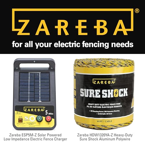 Zareba 4-Foot Step-in Electric Fence Posts - 50 Pack for Electric Fence System - Sturdy & Easy Installation - A-48P, Purple - Easy to Install Step in Fence Posts, Includes 50 - style: 50 Purple Posts
