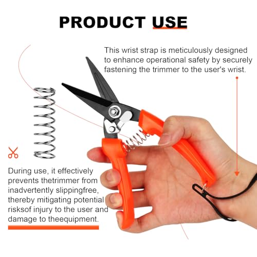 8-inch Goat Hoof Trimming Scissors, a multi-purpose hoof trimmer suitable for sheep, goats and alpacas, with an anti-slip handle, a safe and precise care TooL