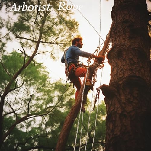 Arborist Rope Climbing Rope 1/2 Inch Tree Rope 48 Strands Bull Rope for Construction Climbing Swing Sailing - size: 1/2 x 100ft, style: White