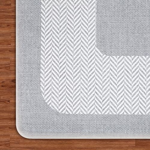 Chef Gear Hettie Anti Fatigue Cushioned Kitchen Mat 18"x60" Grey - color: Grey, size: 60"L x 18"W x 0.3"Th