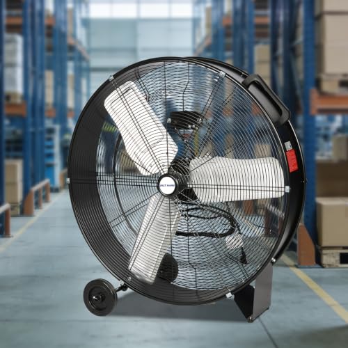 BILT HARD 9100 CFM 30" High Velocity Drum Fan, 2-Speed Heavy Duty Industrial Shop Fan for Commercial, Garage, Warehouse, Workshop, Factory and Basement, 2 Pack - size: 30 inch 2 Pack