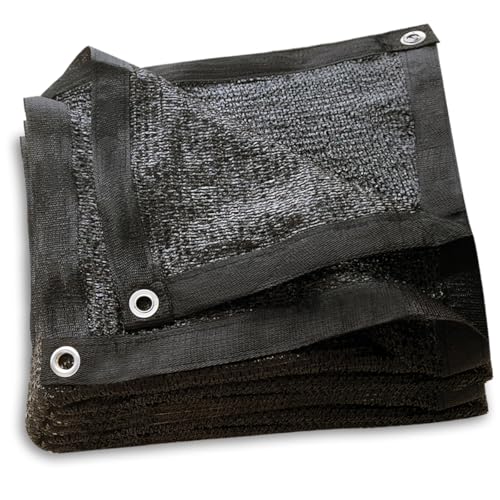 40% Shade Cloth for Garden 6.5 x 10 FT,50PCS Zip Ties | Durable Breathable HDPE Mesh Sun Shade with Grommets,UV Resistant Black Garden Shade Net for Plants,Greenhouse,Patio - size: 40% 6.5ft x 10ft