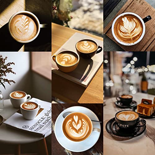 Dailyart Milk Frother Cup 12oz/350ml Milk Frothing Pitcher | 304 Stainless Steel Milk Steamer Cup with Scale, Espresso Accessories, Milk Pitcher with Art Pen for Coffee Latte Art - size: 11.8 Ounces