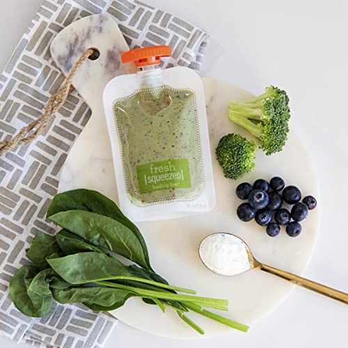 Infantino Squeeze Station, Fills 3 Pouches at Once, Purple | Baby food maker & pouch filler, Easy to use, Dishwasher safe, Homemade baby food essential - style: Squeeze Station Purple