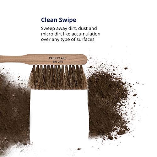 Professional Horse Hair Dust Foxtail Brush, 9 Inches for Work, Outdoor, Furniture