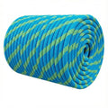 1/2 Inch Arborist Rigging Rope (250 Ft) - ASTM F2116 Certified (9,000 lbs MBS / 900 lbs SWL) - Static Polyester Bull Rope for Tree Climbing, Nautical Rigging & Swings (Blue) - size: 1/2IN x 250 FT, style: Blue Fluorescent Green