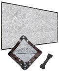 Reflective Aluminet Shade Cloth with Grommets,Durable Mesh Tarp, 90% 6.5' x 6' | Heavy Duty UV Resistant Shade Cover for Garden, Patio, Car Parking, Camping, Kennel, Chicken Coop, Greenhouse - size: 6.5FT X 6FT - 90%