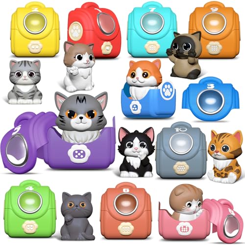 Letapapa Toddler Toys for 1-3 Year Old, Montessori Toys Themed Dog for Baby | Educational Counting, Matching & Sorting Toys Activities, Fine Motor Skills Christmas Birthday Gifts for Baby Boy Girl 12-18M - style: KITTEN