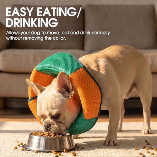 Dog Cones for Large Dogs, Soft Pet Cone Stop Licking After Surgery, Adjustable Pet E-Collar Alternative for Wound Healing, Pine Green X-Large - color: Pine Green, size: X-Large