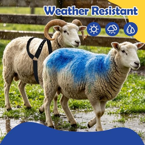 1 pcs Mark Harness Crayons for Sheep & Goat Breeding Marking Harness,Vivid and Long Lasting (Blue) - color: Blue