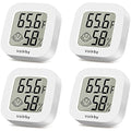 Vaikby Indoor Thermometer 4Pack, Humidity Gauge Meter Digital Hygrometer Room Thermometer for Home, Hight Accurate Temperature and Humidity Monitor, Large LCD Display Fahrenheit or Celsius - size: ℉/℃