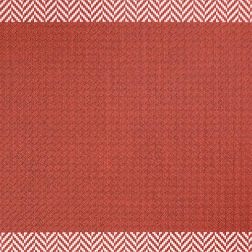 Chef Gear Hettie Anti Fatigue Cushioned Kitchen Mat 18"x32" Red - color: Hettie Herringbone Red, size: 32"L x 18"W x 0.3"Th