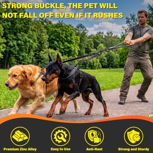 ERKOON 4.7 Inch Double End Trigger Snap Bolt Hooks for Horses (6 Pack) | Heavy Duty Metal Clips, Large Trigger Snap Hooks for Feed & Water Buckets, Hay Net, Horse Stall, Fence & Farm Daily Use - size: 6 Pack