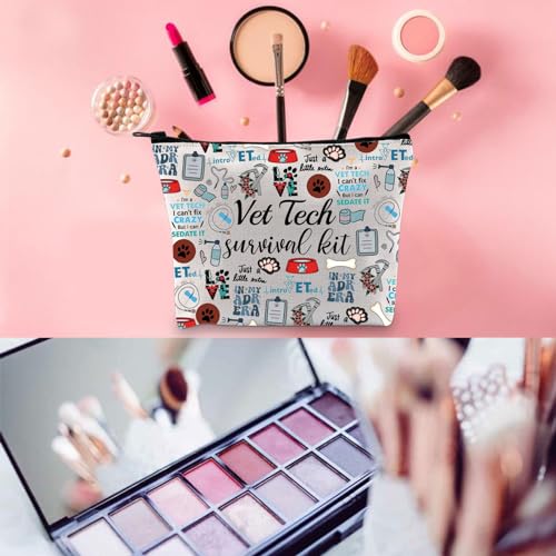 WCGXKO Veterinary Technician Gift Vet Tech Survival Kit Portable Travel Accessories Toiletry Bag Makeup Bag (ADR ERA) - color: ADR ERA