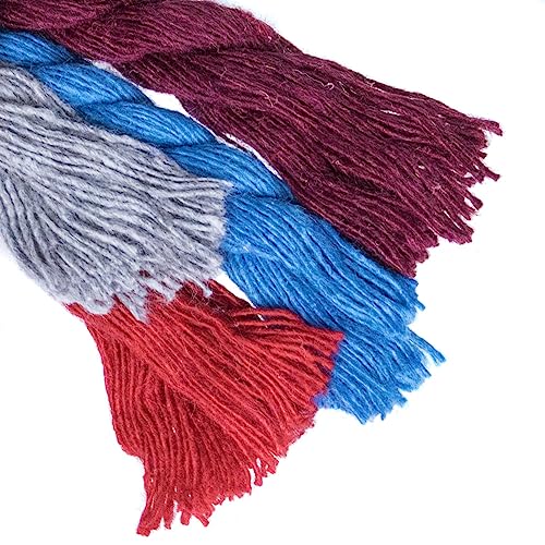 Twisted Natural Cotton Rope - 1/4 Inch - Solid Colors - Variety of Lengths and Colors to Choose from - color: Rice White, size: 10 feet