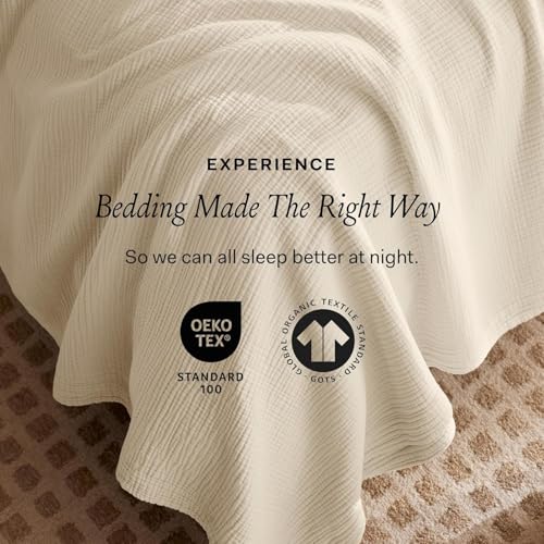 BOLL & BRANCH Dream Bed Blanket, Full/Queen, Coastal Navy | Luxury 100% Organic Cotton - Soft, Lightweight and Breathable - Cloud-Like Touch - color: Coastal Navy, size: Full/Queen