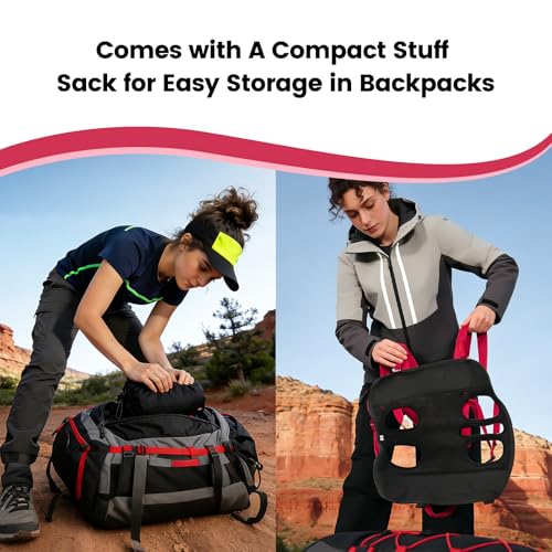 Wakytu Dog Emergency Rescue Sling - Lightweight Packable Lift Harness | with Handle - Safe Transport for Small Medium Dogs - Ideal for Hiking Skiing（8.5-17.5lbs） - size: M（8.5-17.5lbs）