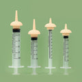 Pet Feeding Syringe with Nipple, Silicone Feeding Tools for Kitten Puppy Feeding Syringe for Newborn Cat Dog Small Animals Rabbits (1ml+3ml+5ml+10ml) - color: 1ml+3ml+5ml+10ml