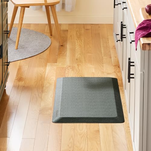 KitchenAid Gourmet Series Kitchen Comfort Gel Mat, Solid Basketweave, Deep Forest Green, 20"x39" - color: Deep Forest Green