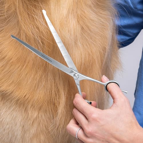 Tweezerman 9" Pet Grooming Shears-Safety Round Tips for Medium/Large Dogs - style: 9" Shears