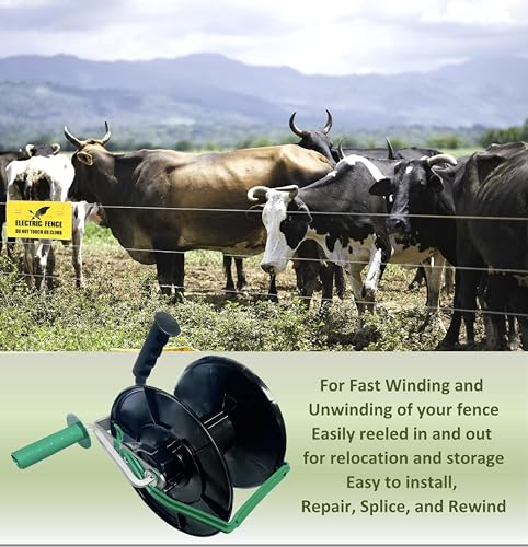 PK1 Electric Fence 3:1 Standard Geared Reel - size: 0 ft x 1 standard reel