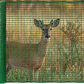 Junflying 4x100 FT Deer Fence Netting, 1/2” Garden Fence Animal Barrier | Woven Temporary Plastic Mesh Netting for chicken, poultry garden protection. Shield vegetables & fruit trees from wildlife.