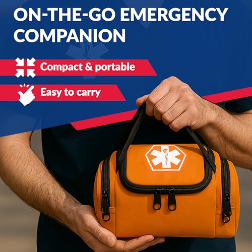 Dixigear Empty First Responder II Bag 10.5" x 5" x 8" - Orange - color: Orange