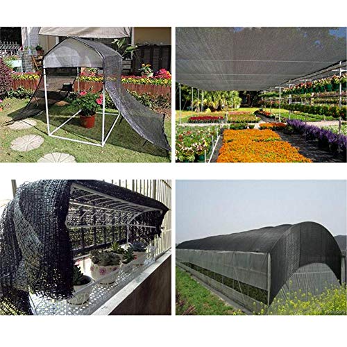winemana 40% Black Shade Cloth, 10 x 12 FT Durable Mesh Tarp with Grommets, Resistant Garden Sun Shade Netting, Shading Antifreezing for Pergola, Greenhouse, Plants Growing, Chicken Coop - size: 40%-10 FT x 12 FT