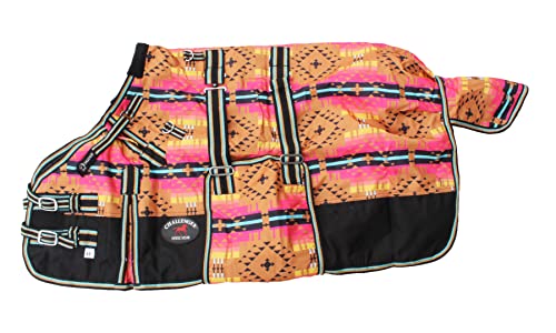 CHALLENGER 1200D Miniature Weanling Donkey Pony Horse Foal Winter Blanket - color: Desert Aztec, size: 48 Inches