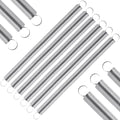 6pcs EExtension Springs with Hook Ends 6.5inch xtension Springs,0.03"x0.4"x6.5" 304 Stainless Steel - size: 0.03"x0.4"x6.5"