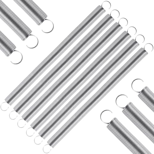 6pcs EExtension Springs with Hook Ends 6.5inch xtension Springs,0.03"x0.4"x6.5" 304 Stainless Steel - size: 0.03"x0.4"x6.5"