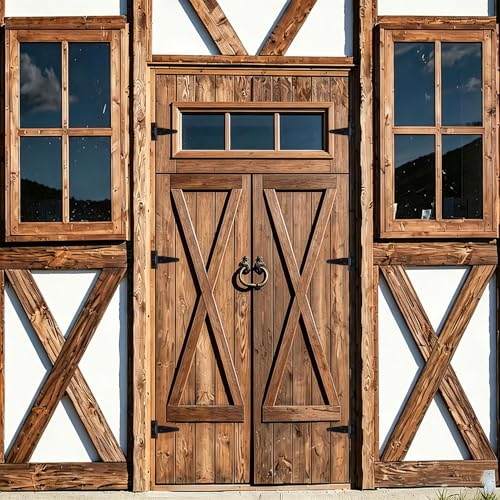 RUGLAMZHIP 10 Pcs 3 Inch Strap Hinges Black Heavy Duty | T Strap & Barn Door Hinges for Gates, Shed Doors, Outdoor Fences. Durable Hardware for Wooden Fences, Tee Hinge Design.