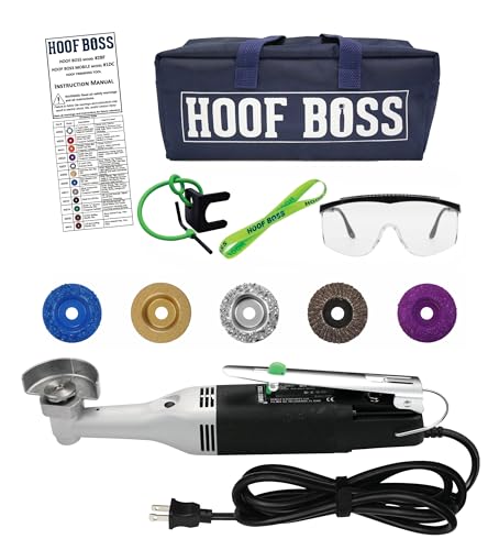 Goat Hoof Trimmers Kit, Complete 110V Electric Set with Supplies | Goat Hooves Trimmer Tool Kit, Grinder Discs and Accessories Included