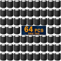 abotrie 64Pcs Self Adhesive Bandage Wrap, Black Athletic Tape, 2 Inx5 Yard | Elastic Self-Adherent Tape, Breathable Sports Wrap, Stretch Cohesive Bandage Wraps for Wrist Ankle Pet
