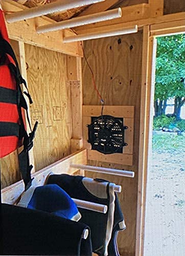 Amtrak Solar 100W Solar Attic Fan Kit – Up to 2,000 CFM Peak Airflow – Gable Vent Exhaust Fan with 100-Watt Panel, On/Off Switch & 15ft Wire – Cools Attic, Garage, Shed up to 2,250 Sq Ft – Made in USA